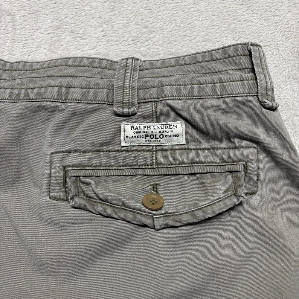 Polo Ralph Lauren Cargo Shorts Men's 42 Classic‎ Heavy Chino 10